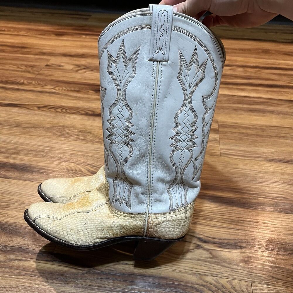 Dan Post SnakeSkin Boots Women’s Size 8M